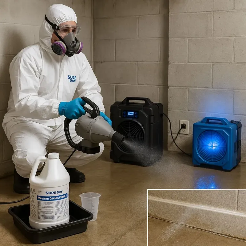 Sanitization and Odor Removal process in Maywood, CA