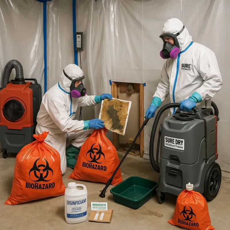 Contaminated Water Handling Protocols process in Maywood, CA